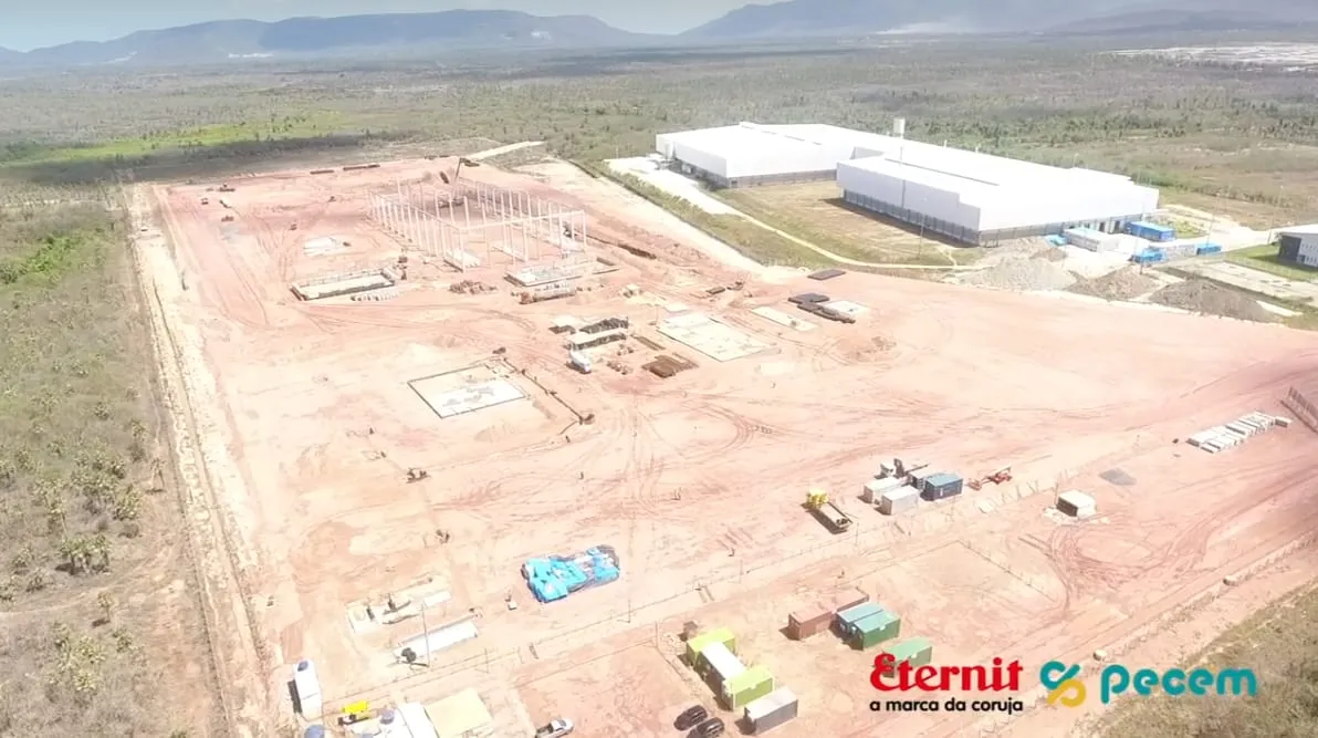 2023 - Obras de expansão da Fábrica Eternit
