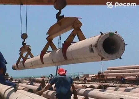 1998 - Fábrica de pré moldados no canteiro de obras